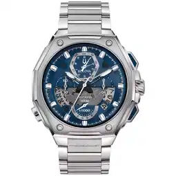 Walmart Bulova Men's Precisionist Blue Dial Watch - 96B349 offer