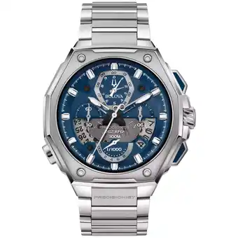 Walmart Bulova Men's Precisionist Blue Dial Watch - 96B349 offer