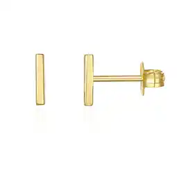 Walmart PAVOI Women's 14K Yellow Gold Flash Plated Layered Coin Necklace & Bar Silver Stud Earrings Set offer