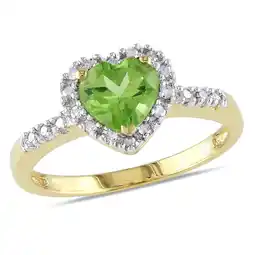 Walmart Everly Women's Peridot 10k Yellow Gold Ring offer