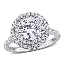 Walmart Created Forever Women's 2 1/2 CT Lab Created Diamond 14K White Gold Engagement Ring (G-H, VS1-VS2) offer