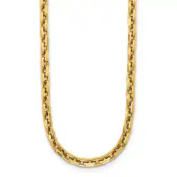 Walmart Diamond2Deal 14K Yellow Gold Polished 6.5mm Fancy Link Necklace for Women 30 offer