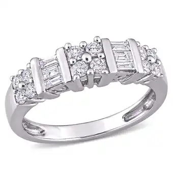 Walmart Everly Women's Diamond 10k White Gold Wedding Ring offer