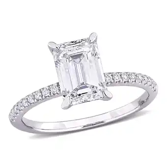 Walmart Created Forever Women's 2 1/6 CT Lab Created Diamond 14K White Gold Engagement Ring (G-H, VS1-VS2) offer