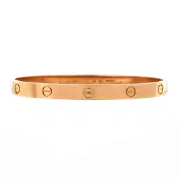 Walmart Pre-Owned Love Bracelet 18K Rose Gold offer