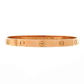 Walmart Pre-Owned Love Bracelet 18K Rose Gold offer