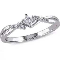 Walmart Everly Women's Diamond 10K White Gold Engagement Ring offer
