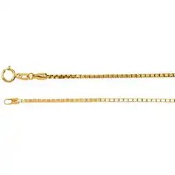 Walmart 20 1.75 Box Chain in 14k Yellow Gold offer