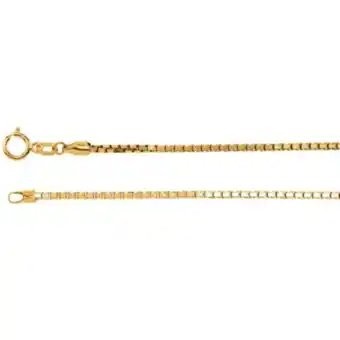 Walmart 20 1.75 Box Chain in 14k Yellow Gold offer