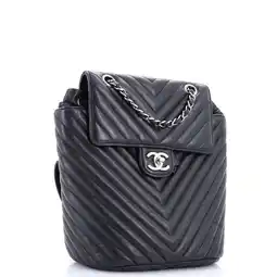 Walmart Pre-Owned Urban Spirit Backpack Chevron Leather Small By Rebag offer
