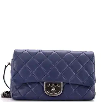 Walmart Pre-Owned Double Carry Chain Waist Bag Quilted Goatskin Small By Rebag offer