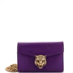 Walmart Pre-Owned Animalier Chain Wallet Leather By Rebag offer