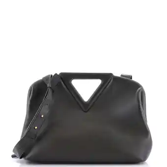 Walmart Pre-Owned Point Shoulder Bag Leather Medium By Rebag offer