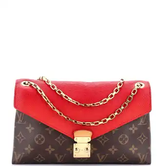Walmart Pre-Owned Pallas Chain Shoulder Bag Monogram Canvas and Calfskin By Rebag offer