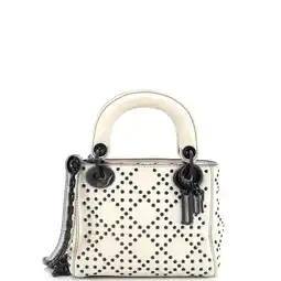 Walmart Pre-Owned Lady Dior Chain Bag Cannage Studded Calfskin Mini By Rebag offer