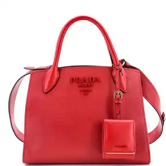 Walmart Pre-Owned Monochrome Tote Saffiano with City Calf Small By Rebag offer