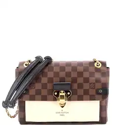 Walmart Pre-Owned Vavin Handbag Damier with Leather PM By Rebag offer