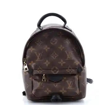 Walmart Pre-Owned Palm Springs Backpack Monogram Canvas Mini By Rebag offer