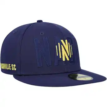 Walmart Men's New Era Navy Nashville SC Kick Off 59FIFTY Fitted Hat offer