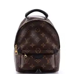 Walmart Pre-Owned Palm Springs Backpack Monogram Canvas Mini By Rebag offer