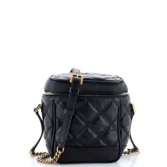 Walmart Pre-Owned 80's Vanity Bag Quilted Leather By Rebag offer