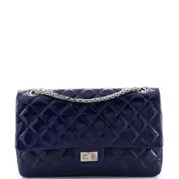 Walmart Pre-Owned Reissue 2.55 Flap Bag Quilted Crinkled Patent 226 By Rebag offer