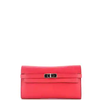 Walmart Pre-Owned Kelly Wallet Chevre Mysore Long By Rebag offer