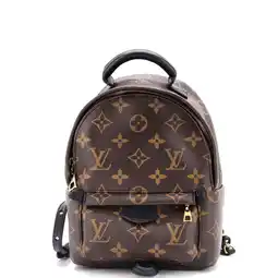 Walmart Pre-Owned Palm Springs Backpack Monogram Canvas Mini By Rebag offer