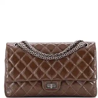 Walmart Pre-Owned Reissue 2.55 Flap Bag Quilted Crinkled Patent 226 By Rebag offer