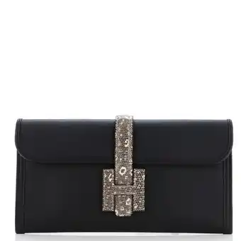 Walmart Pre-Owned Jige Elan Clutch Swift with Lizard 29 By Rebag offer