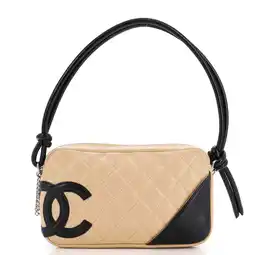 Walmart Pre-Owned Cambon Pochette Quilted Leather offer