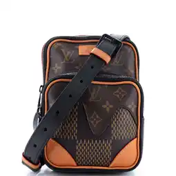 Walmart Pre-Owned Nigo Amazone Sling Bag Limited Edition Giant Damier and Monogram Canvas By Rebag offer