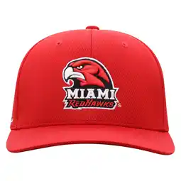 Walmart Men's-Top of the World Red Miami University RedHawks Reflex Performance Flex Hat offer