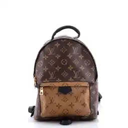 Walmart Pre-Owned Palm Springs Backpack Reverse Monogram Canvas PM By Rebag offer