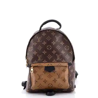 Walmart Pre-Owned Palm Springs Backpack Reverse Monogram Canvas PM By Rebag offer