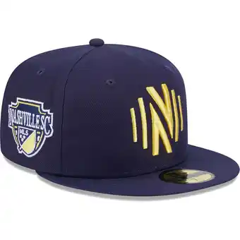 Walmart Men's New Era Navy Nashville SC Patch 59FIFTY Fitted Hat offer
