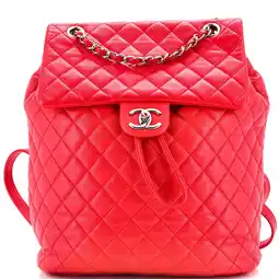 Walmart Pre-Owned Urban Spirit Backpack Quilted Lambskin Large By Rebag offer