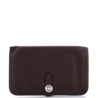 Walmart Pre-Owned Dogon Duo Combined Wallet Leather By Rebag offer