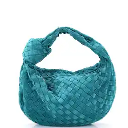 Walmart Pre-Owned BV Jodie Hobo Intrecciato Suede Teen By Rebag offer