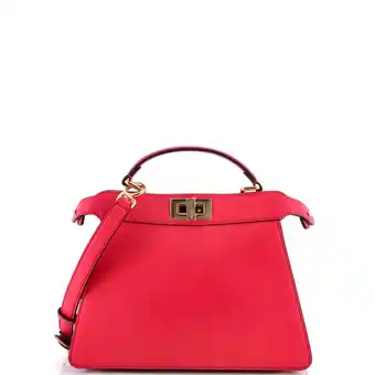 Walmart Pre-Owned Peekaboo ISeeU Bag Leather Small By Rebag offer