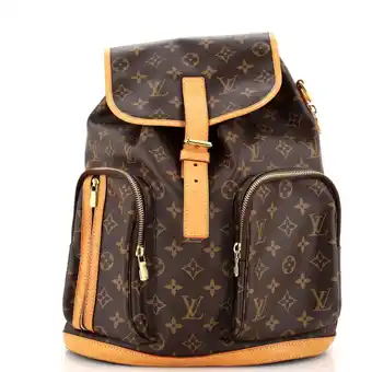Walmart Pre-Owned Bosphore Backpack Monogram Canvas By Rebag offer