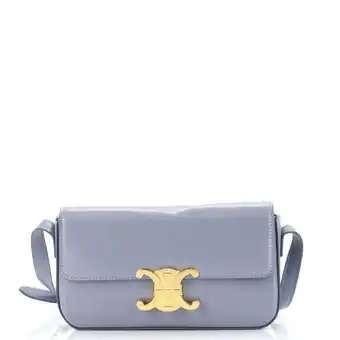 Walmart Pre-Owned Triomphe East-West Shoulder Bag Smooth Calfskin offer