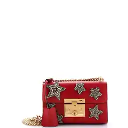 Walmart Pre-Owned Padlock Shoulder Bag Embellished Leather Small By Rebag offer