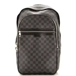 Walmart Pre-Owned Michael Backpack Damier Graphite By Rebag offer
