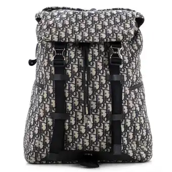 Walmart Pre-Owned Explorer Backpack Oblique Canvas By Rebag offer
