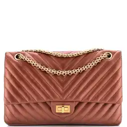 Walmart Pre-Owned Reissue 2.55 Flap Bag Chevron Aged Calfskin 226 By Rebag offer