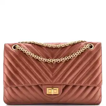 Walmart Pre-Owned Reissue 2.55 Flap Bag Chevron Aged Calfskin 226 By Rebag offer