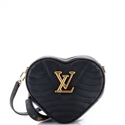 Walmart Pre-Owned New Wave Heart Crossbody Bag Quilted Leather By Rebag offer