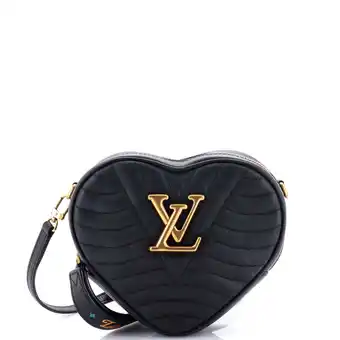 Walmart Pre-Owned New Wave Heart Crossbody Bag Quilted Leather By Rebag offer