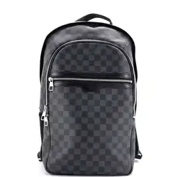 Walmart Pre-Owned Michael Backpack Damier Graphite By Rebag offer